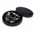 Chablis 4 Piece Wine Accessory Set in Round Box